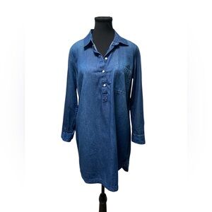 Old Navy Blue Shirt Dress MP GUC